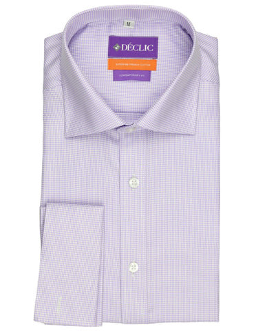 DÉCLIC Salinas Textured Check Shirt - Blue