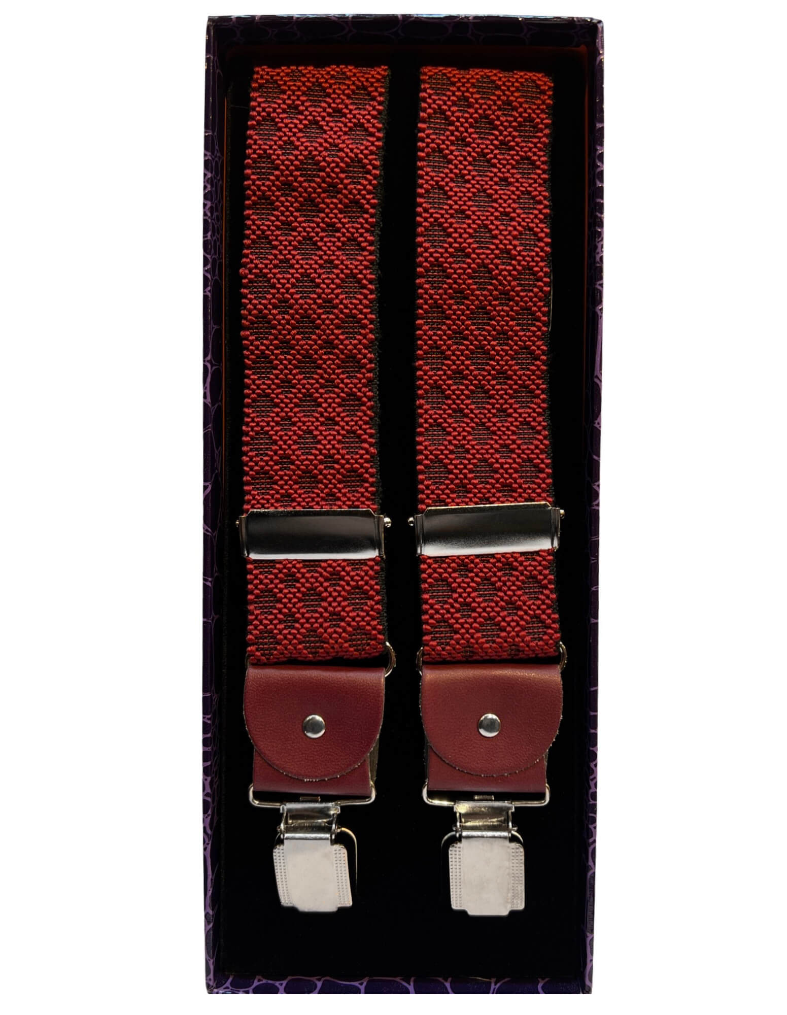 JA Braces - Tapestry - Burgundy