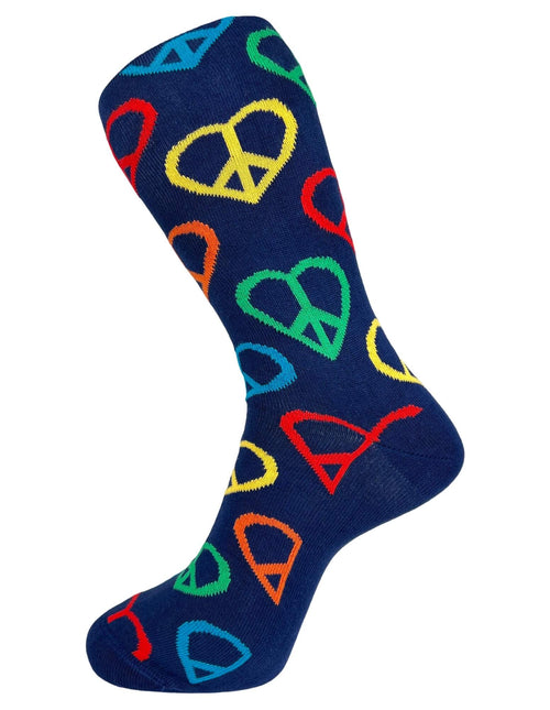DÉCLIC Love & Peace Socks - Navy