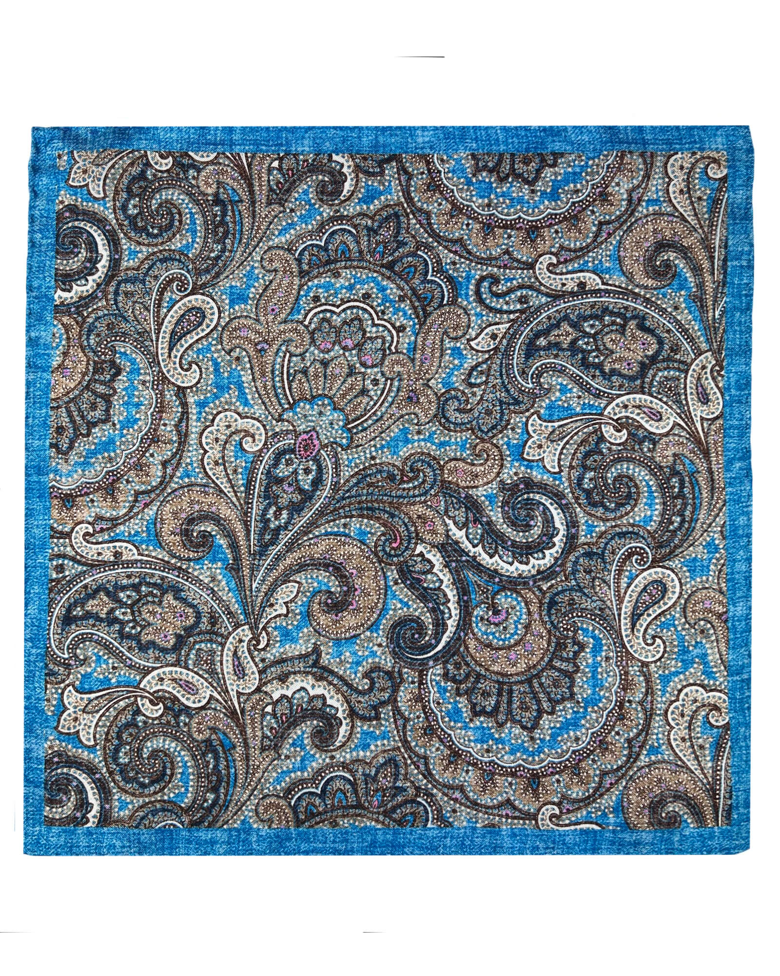 DÉCLIC Arten Paisley Hanky - Aqua