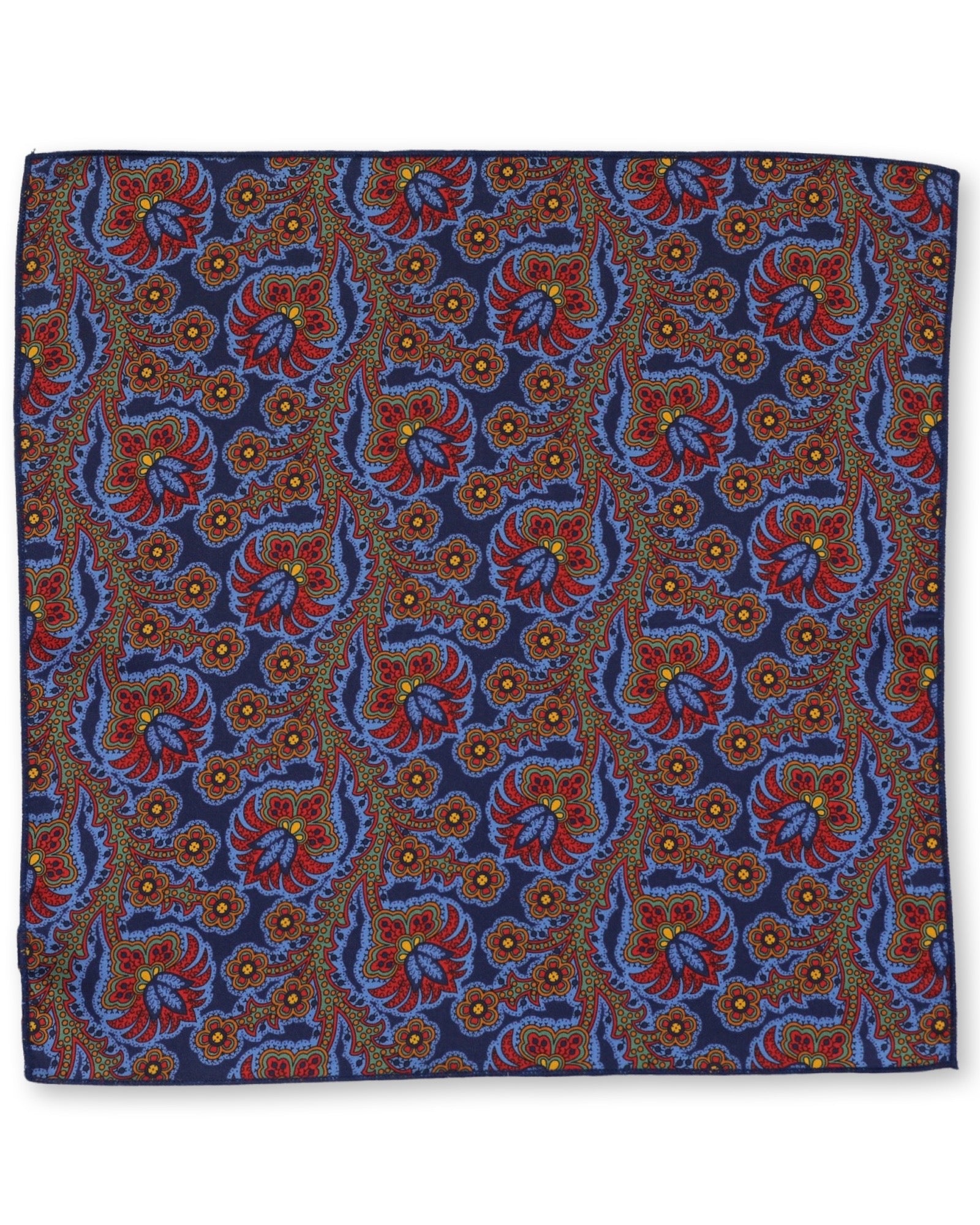 DÉCLIC Seca Paisley Hanky - Navy