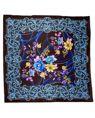 DÉCLIC Aversa Paisley Hanky - Navy