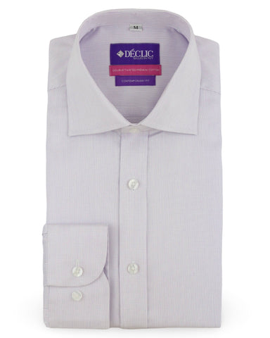 DÉCLIC Salinas Textured Check Shirt - Blue