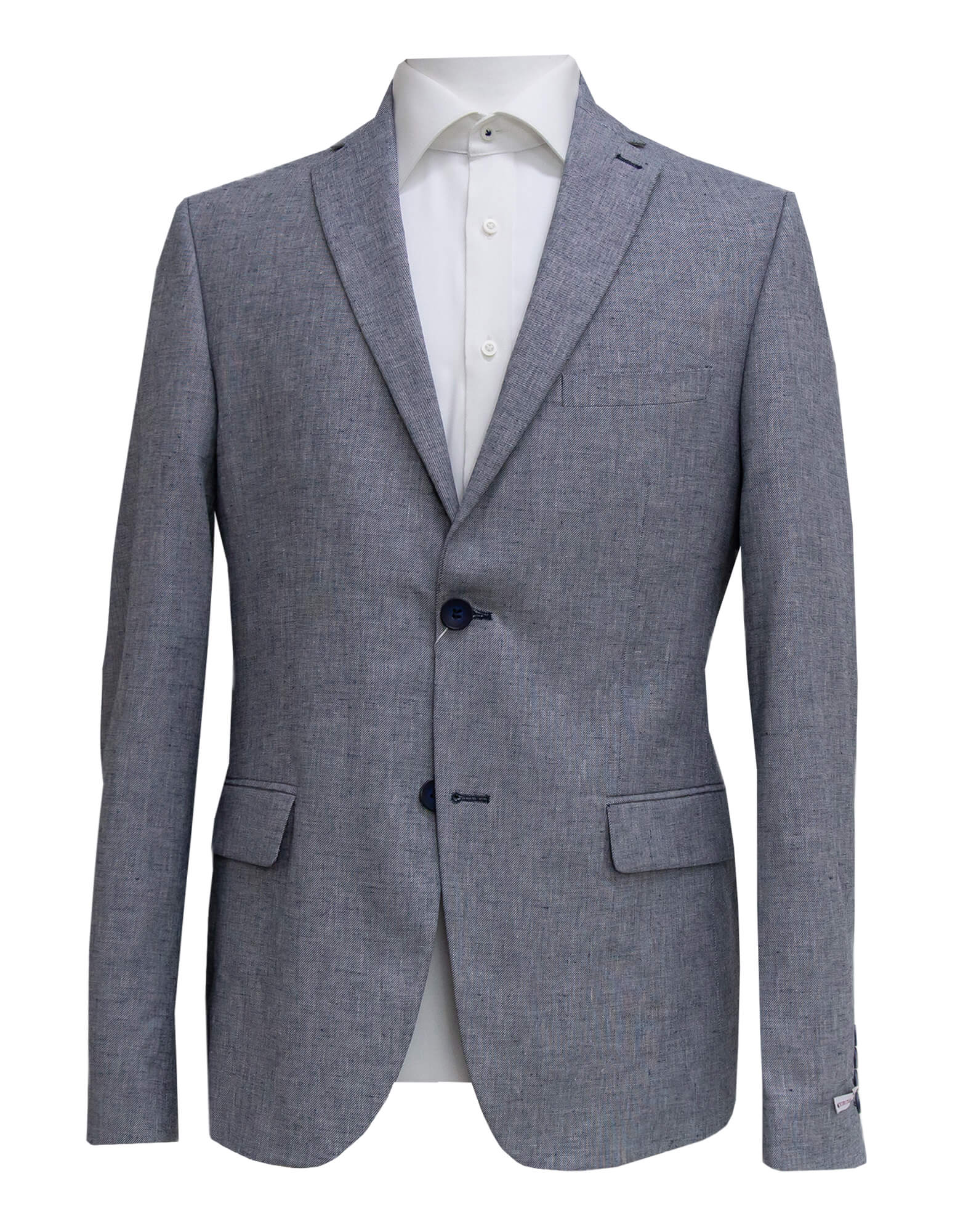 JF 'Fox' Cotton/Linen Jacket - Navy