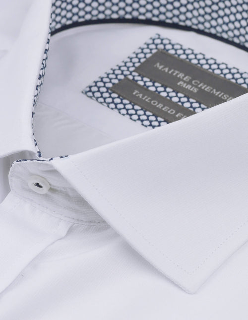 Maitre Chemise Rouen Textured Shirt - White
