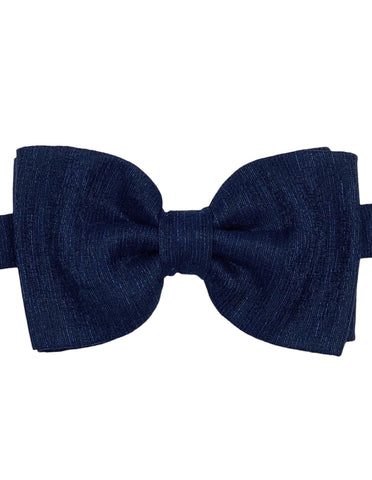 JA Floppy 10cm Paisley Bow Tie - Black