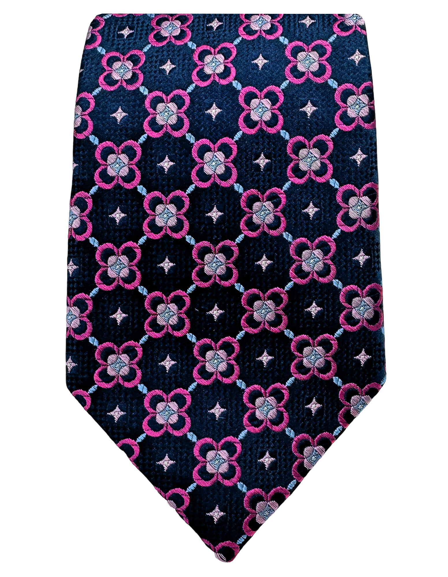 DÉCLIC Noah Patterned Tie - Fuschia
