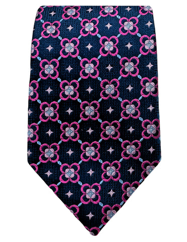 CANTINI Edera Floral Tie - Chocolate