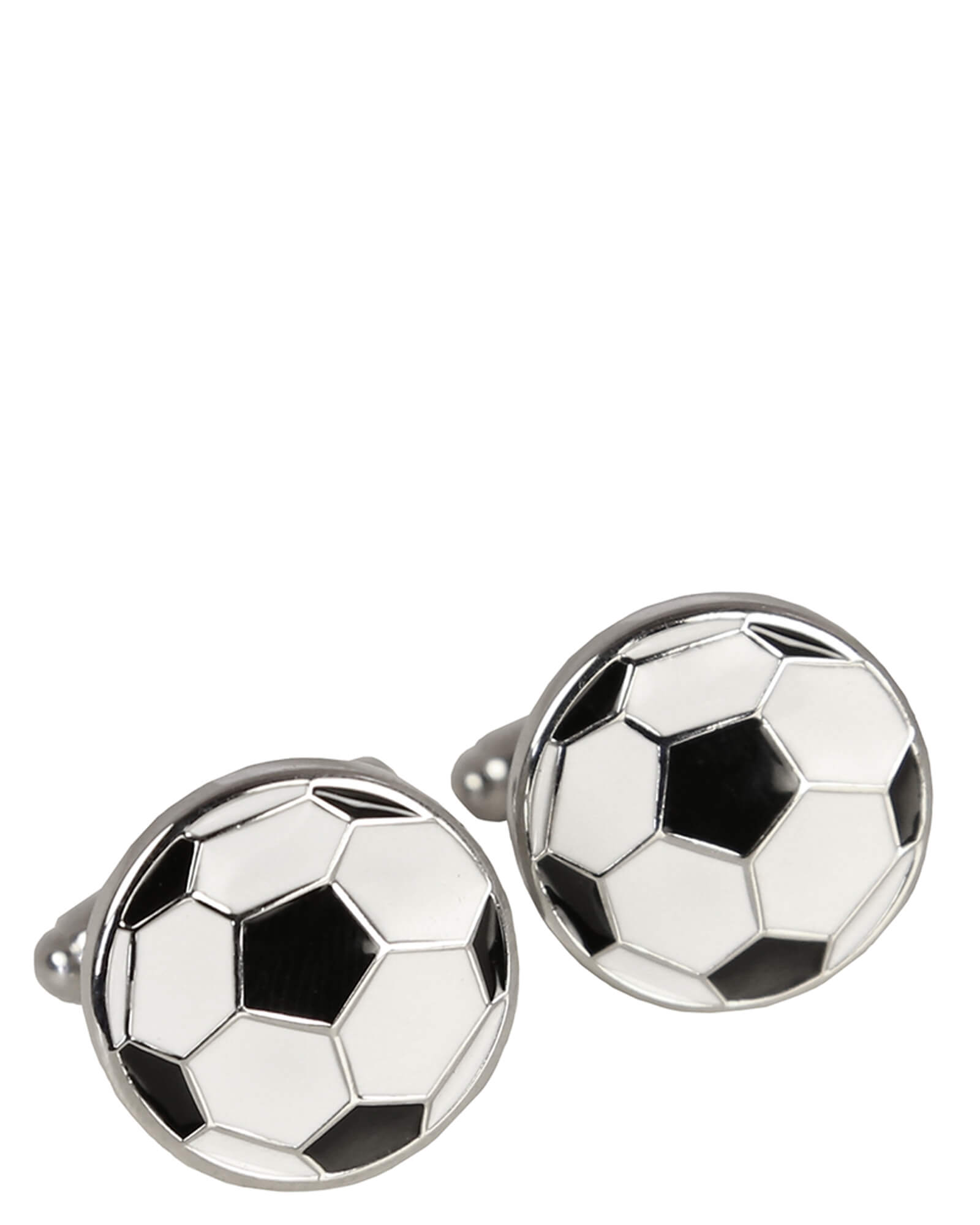 DÉCLIC Soccer Ball Cufflink - Silver