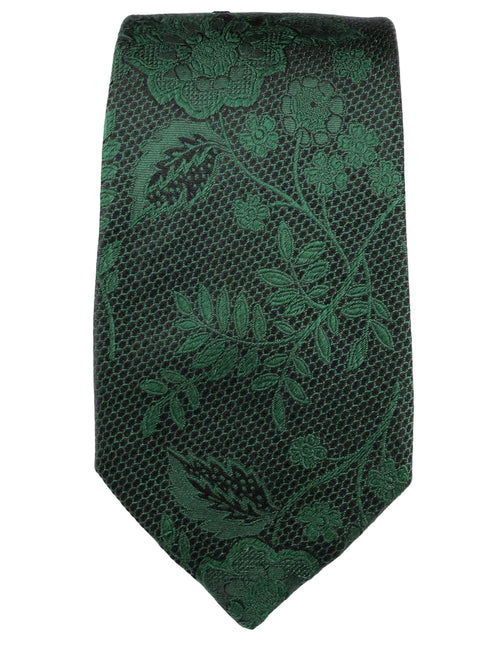 DÉCLIC Kontur Floral Tie - Green