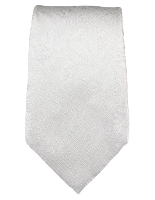 DÉCLIC Kontur Floral Tie - White