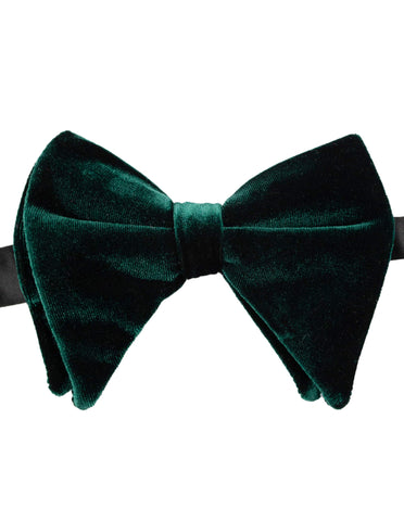 JA Floppy 10cm Paisley Bow Tie - Black