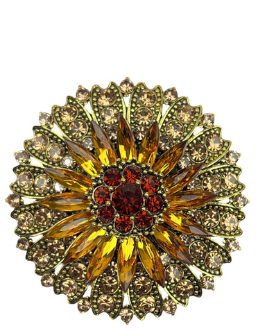 DÉCLIC Black Rose Edge Pin - Gold