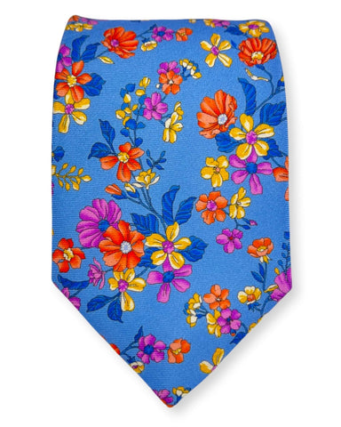 Silvio Fiorello Vittoria Paisley Tie - White
