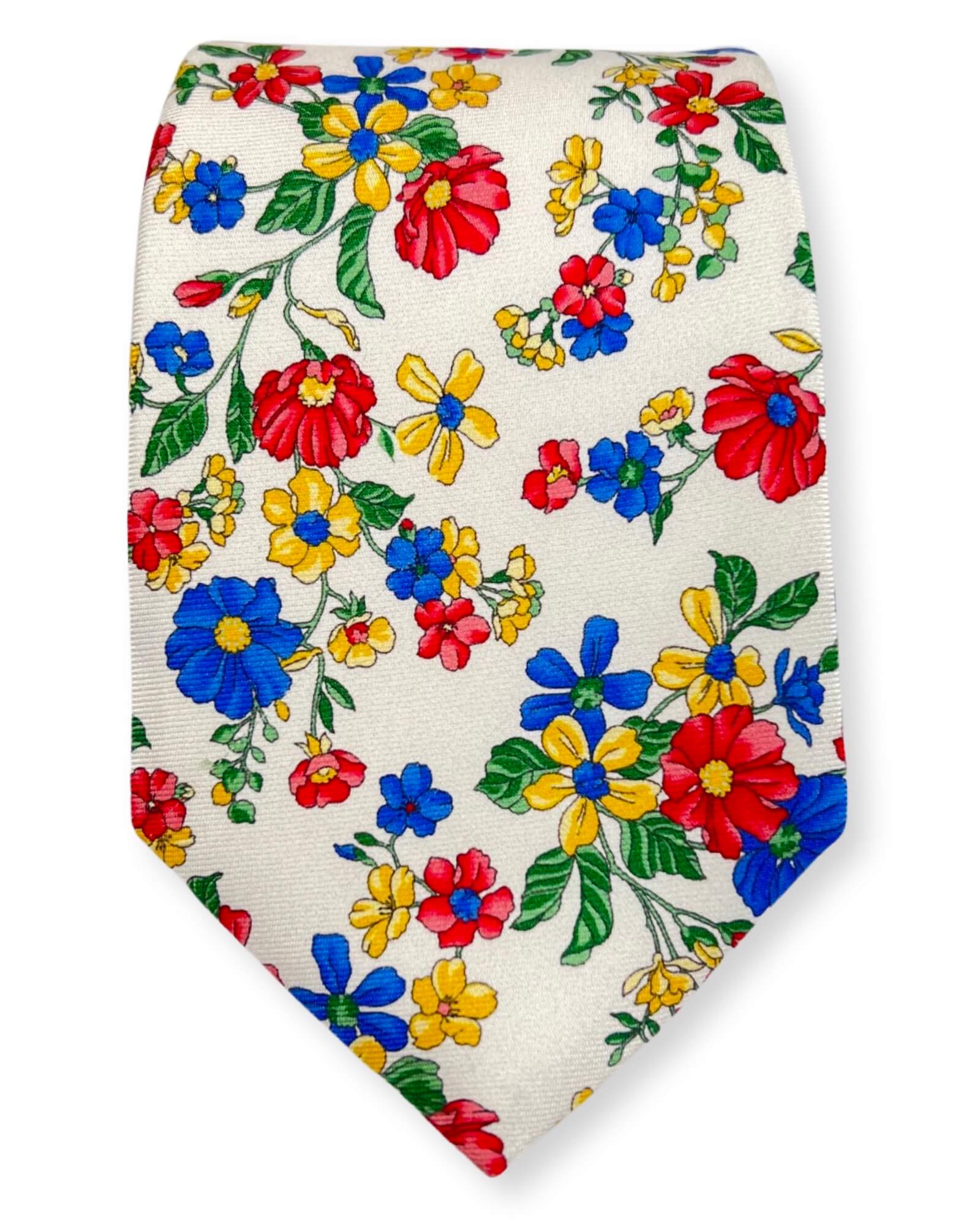 DÉCLIC Halle Floral Tie - White