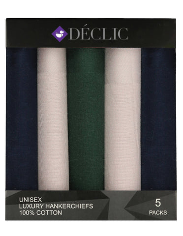 DÉCLIC Aversa Paisley Hanky - Navy