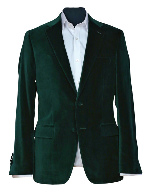 DÉCLIC 'Regal' Velvet Jacket - Green