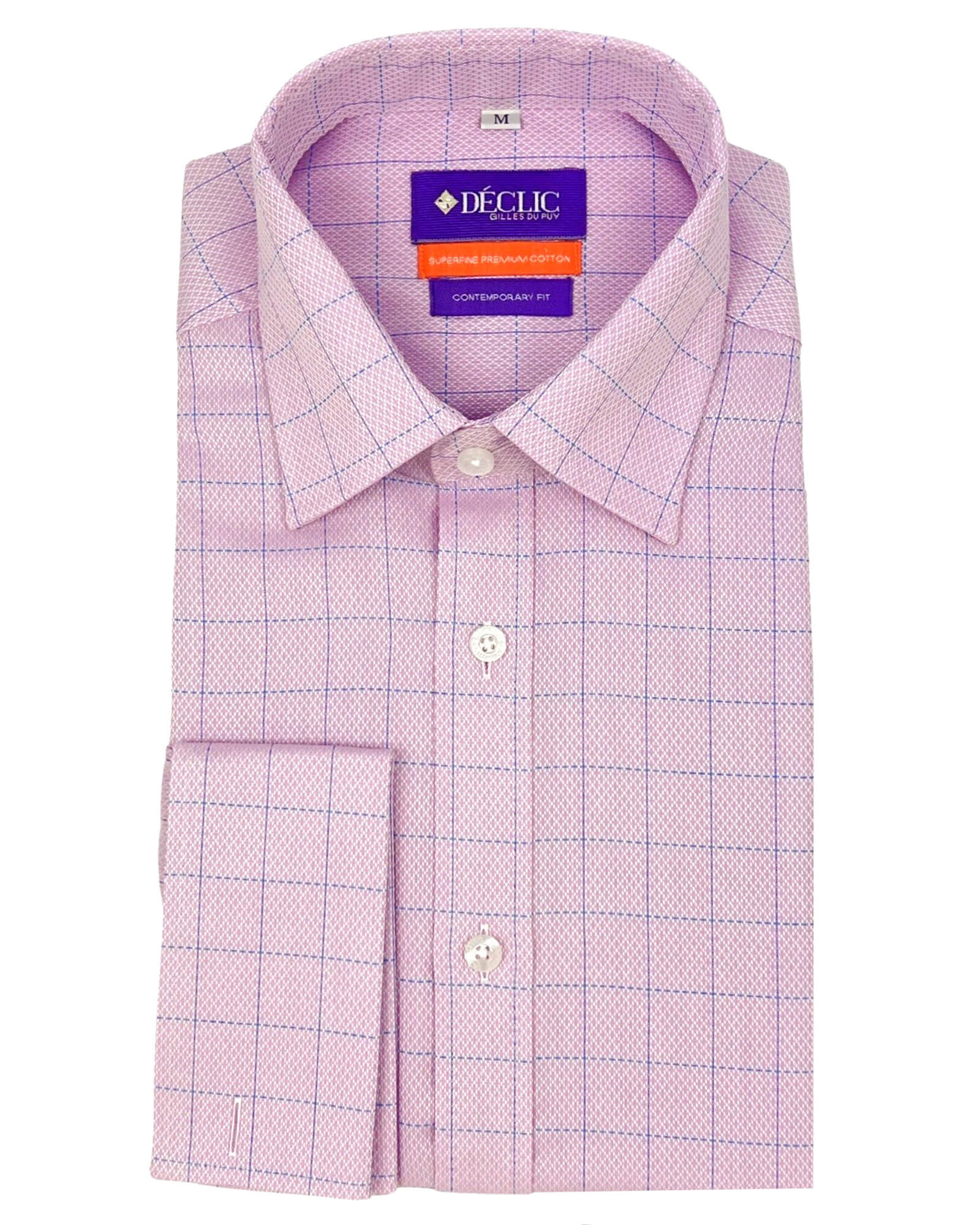 DÉCLIC Salinas Textured Check Shirt - Pink