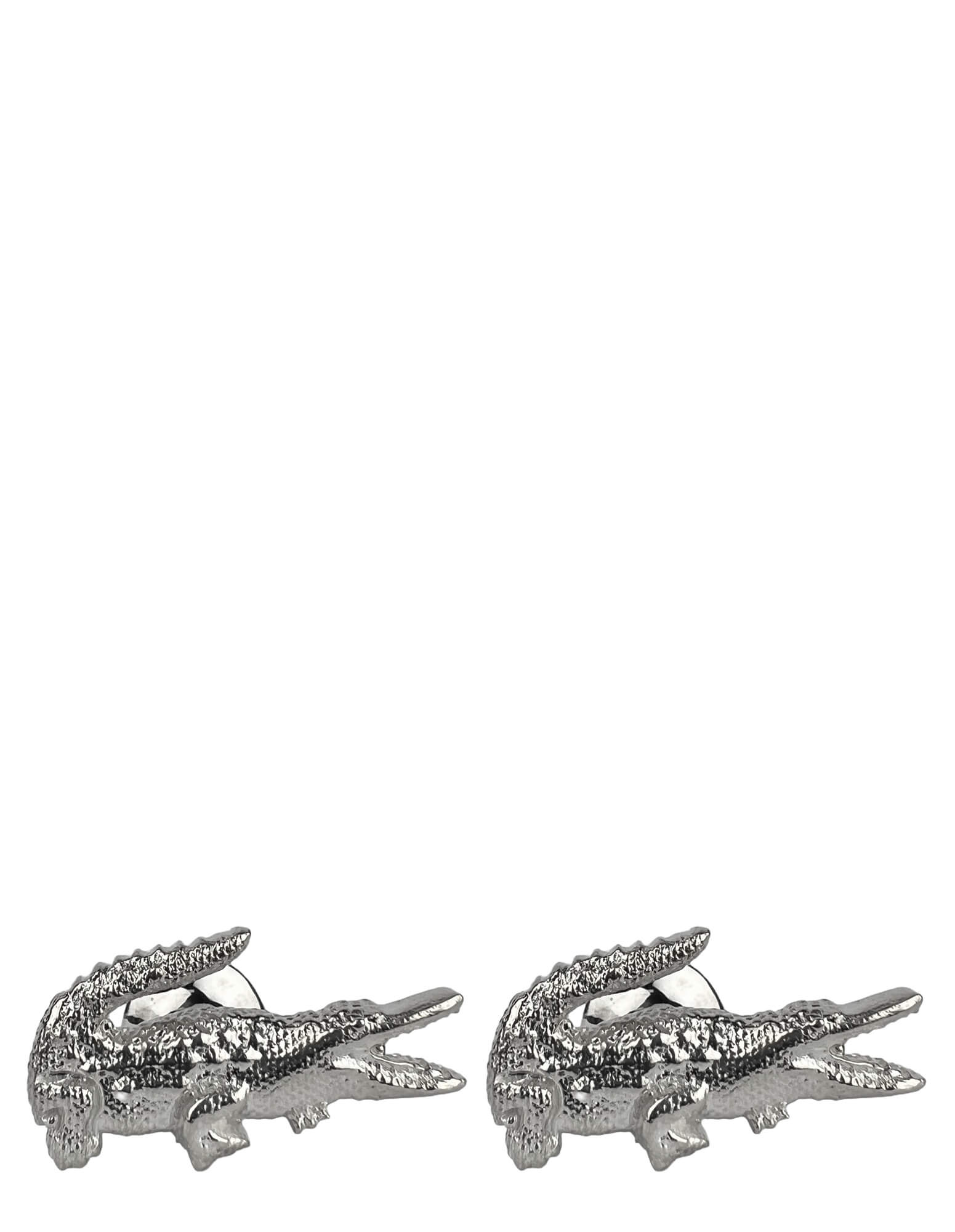DÉCLIC Crocodile Cufflink - Sterling Silver