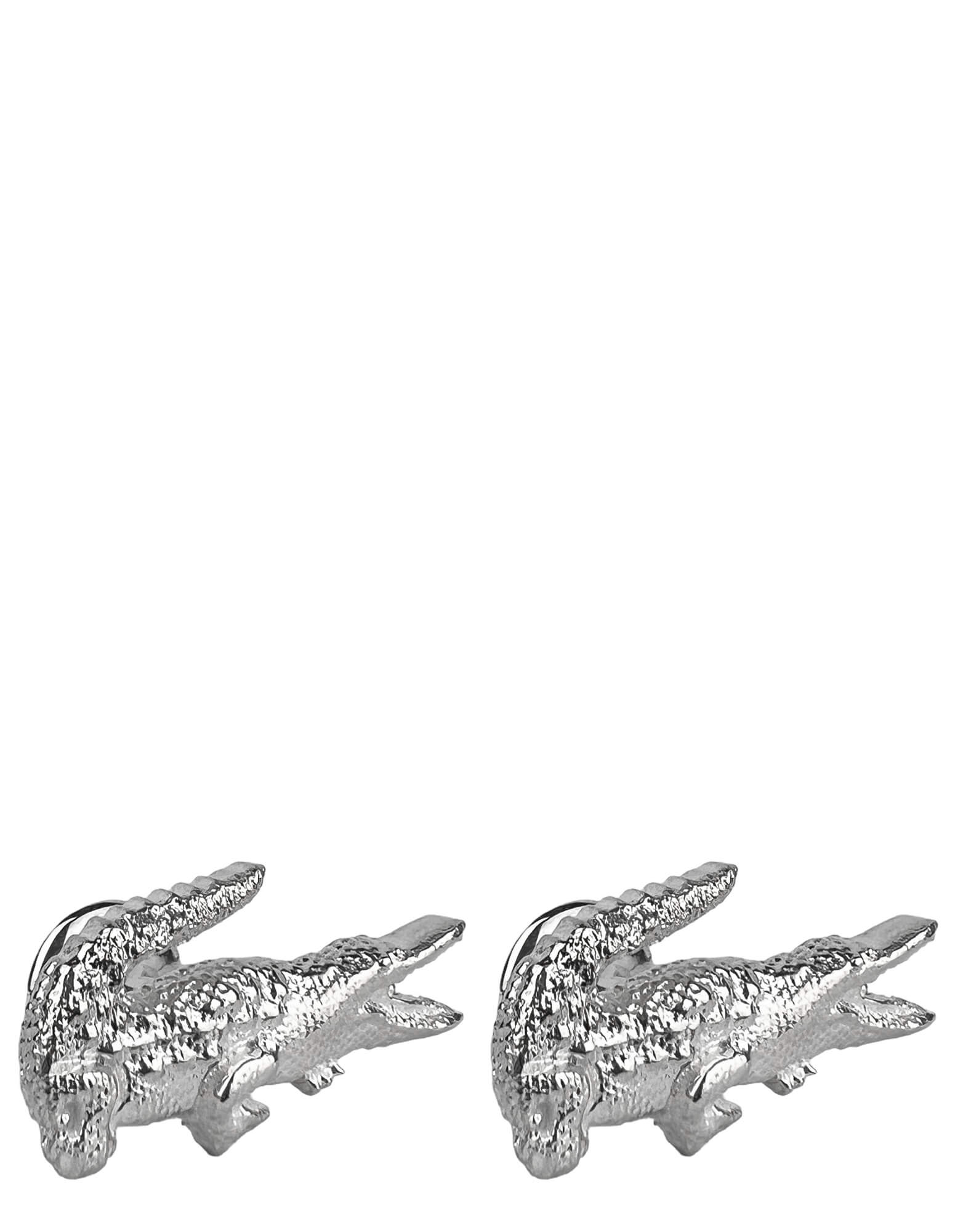 DÉCLIC Crocodile Cufflink - Sterling Silver