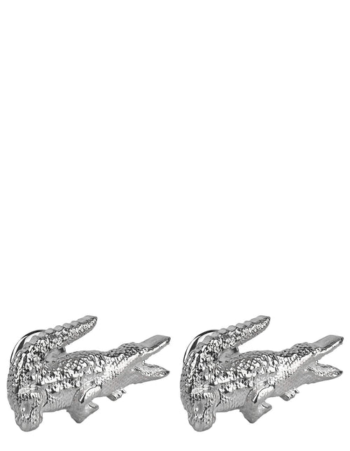 DÉCLIC Crocodile Cufflink - Sterling Silver