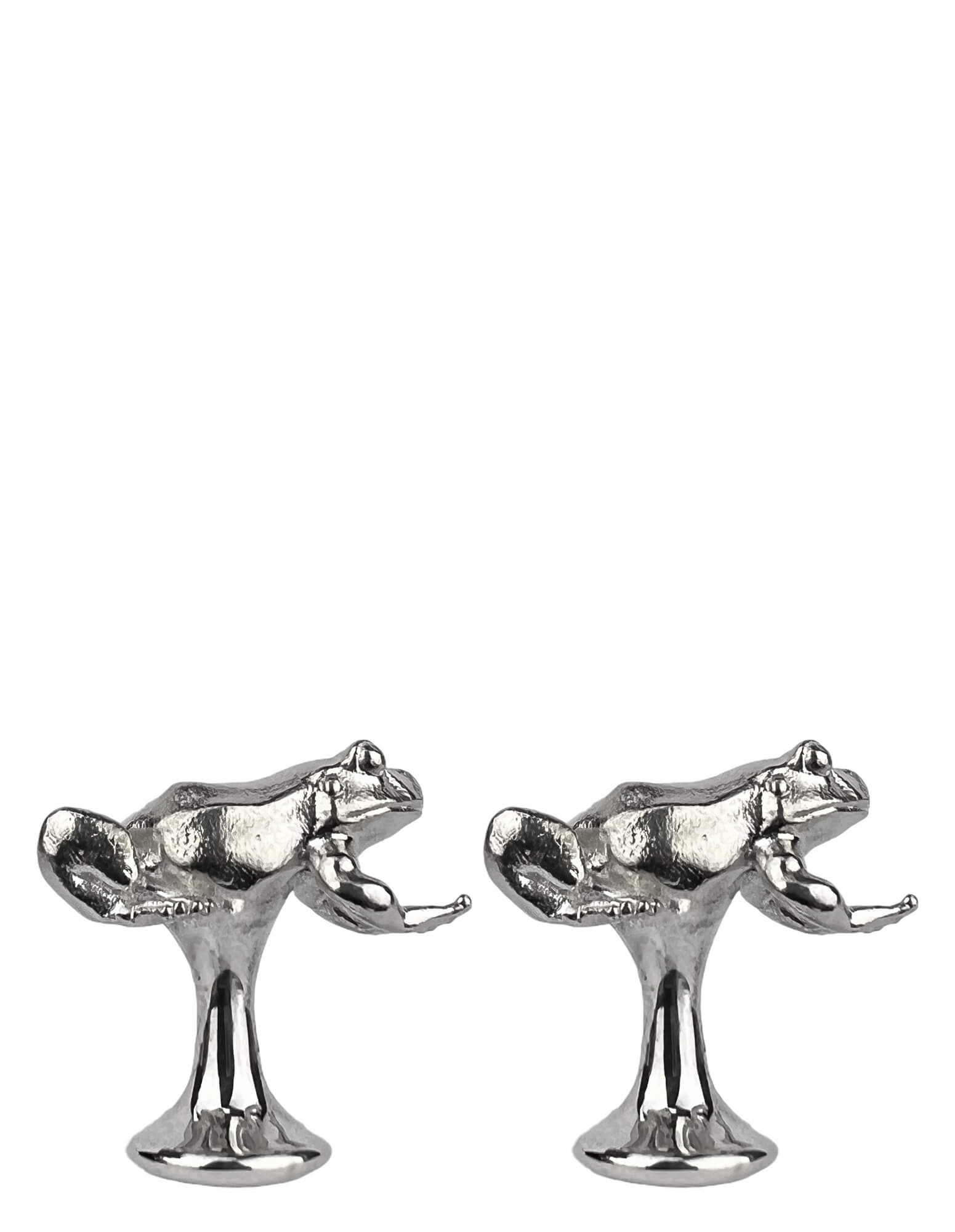 DÉCLIC Frog Cufflink - Sterling Silver