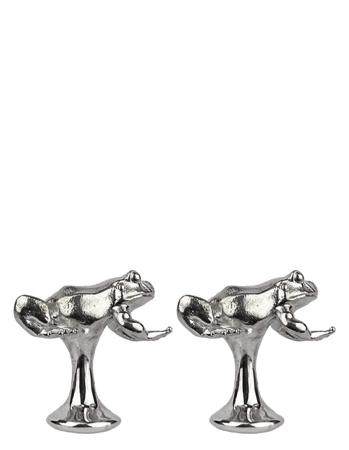 DÉCLIC Frog Cufflink - Sterling Silver