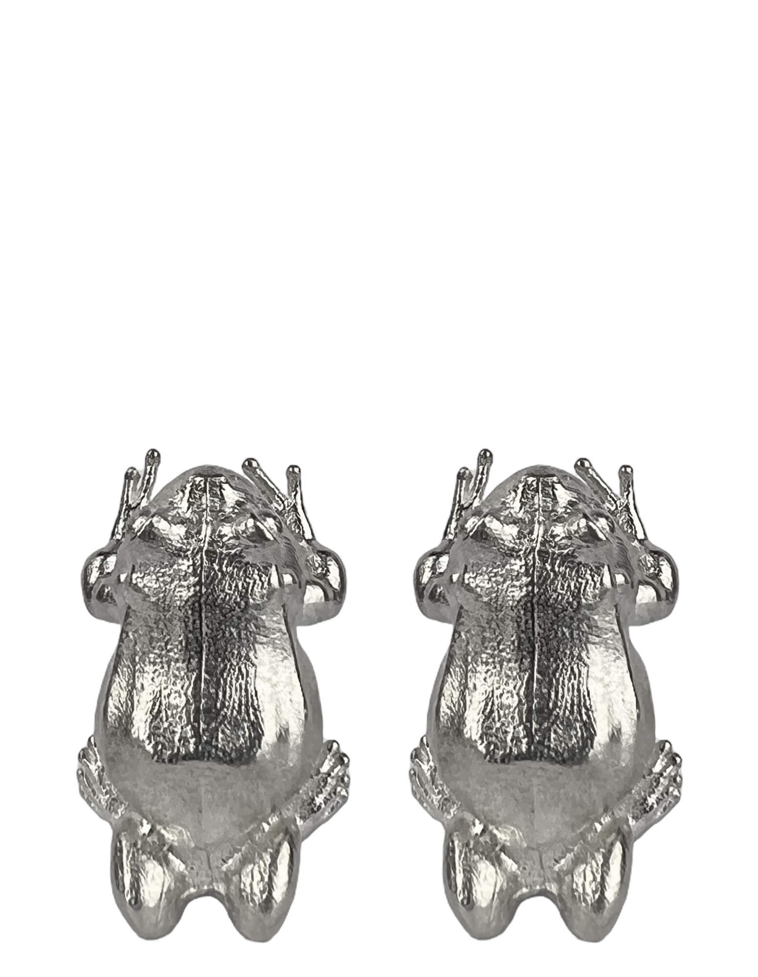 DÉCLIC Frog Cufflink - Sterling Silver