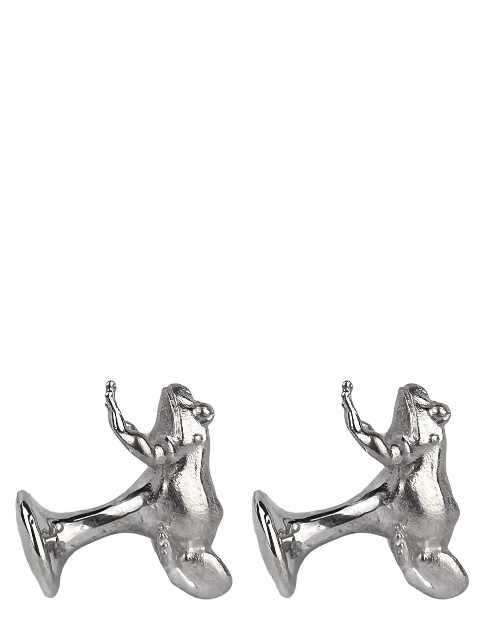DÉCLIC Frog Cufflink - Sterling Silver