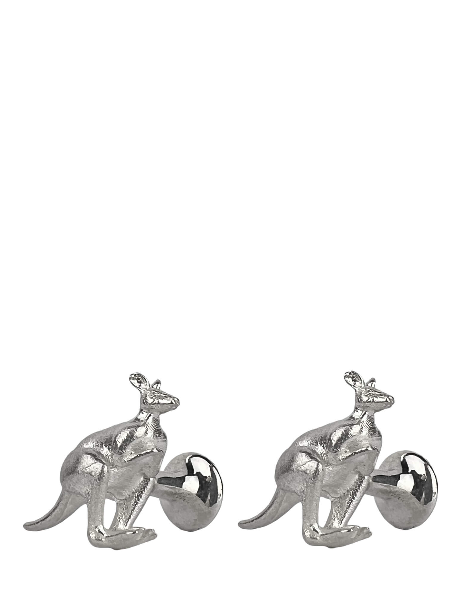 DÉCLIC Kangaroo Cufflinks - Sterling Silver