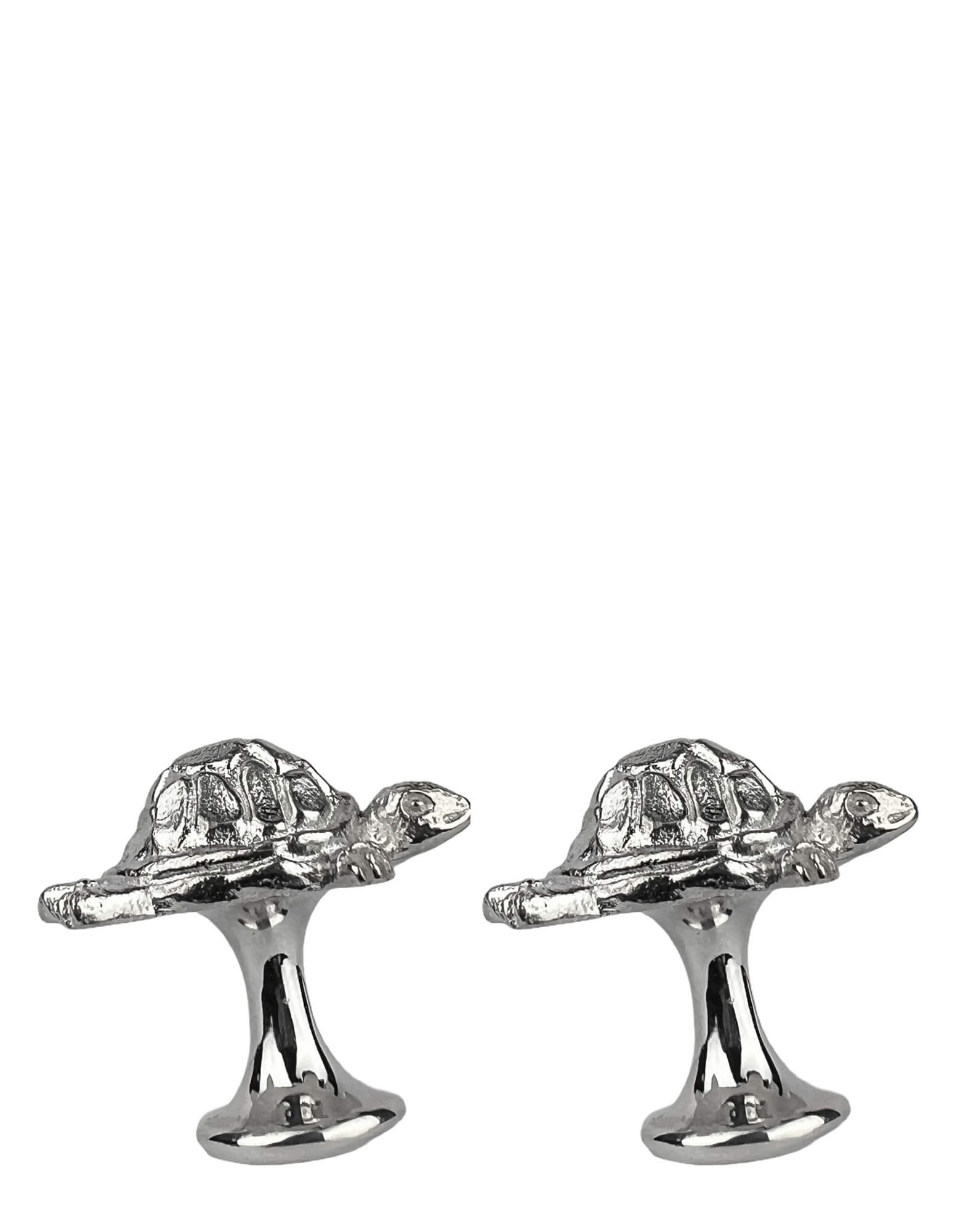 DÉCLIC Turtle Cufflink - Sterling Silver