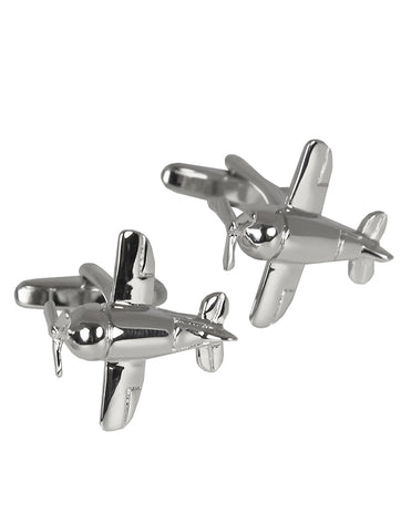 DÉCLIC Banded Knot Cufflink - Silver