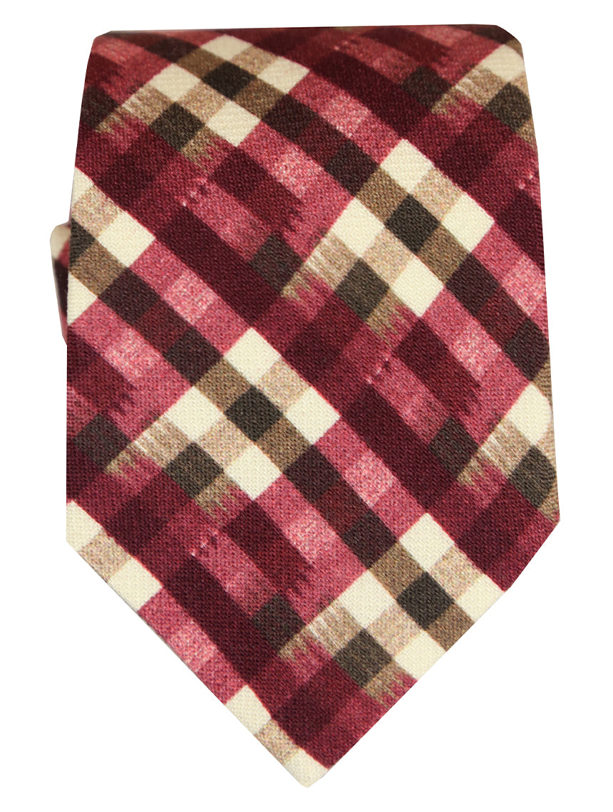 DÉCLIC Enkel Tie - Beige/Red