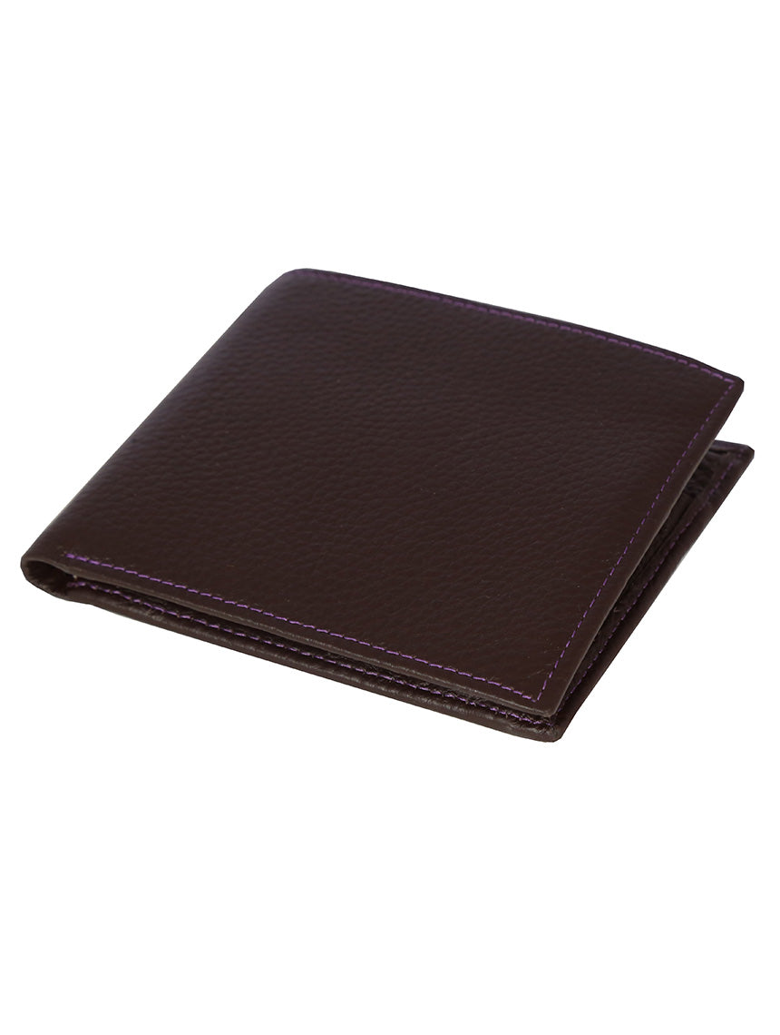 DÉCLIC Racer Stripe Bi-Fold Wallet - Chocolate