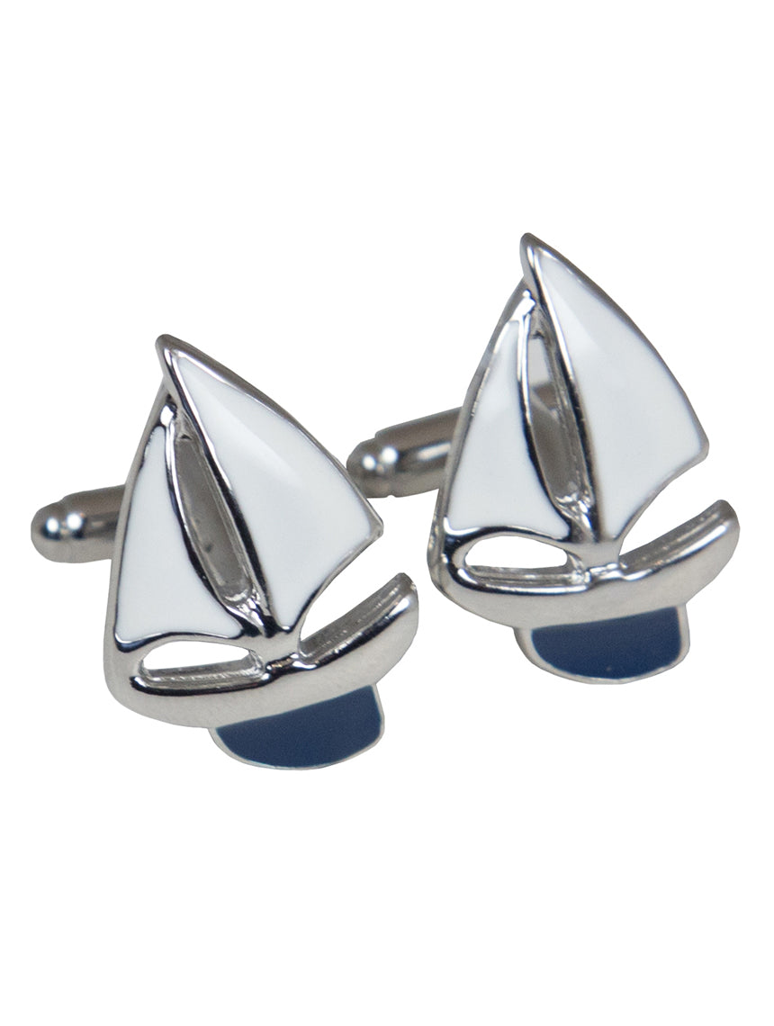 DÉCLIC Yacht Cufflink - Silver
