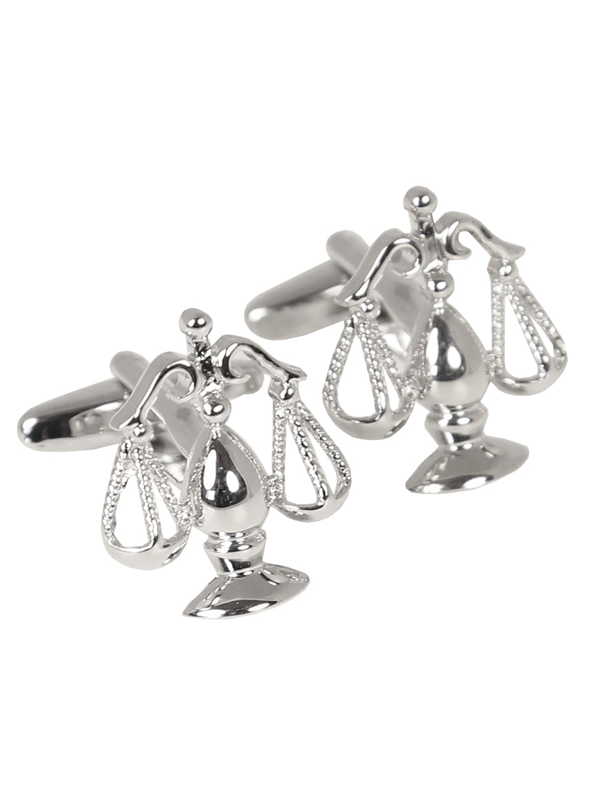 DÉCLIC Scales of Justice Cufflink - Silver