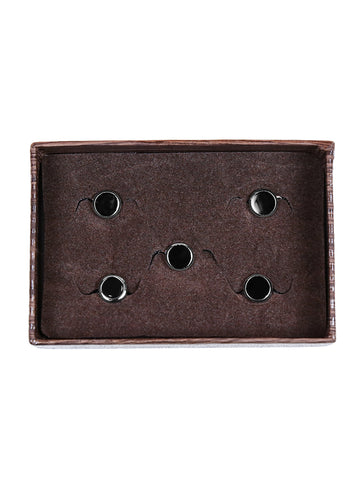 Buckle Leather Bracelet - Brown