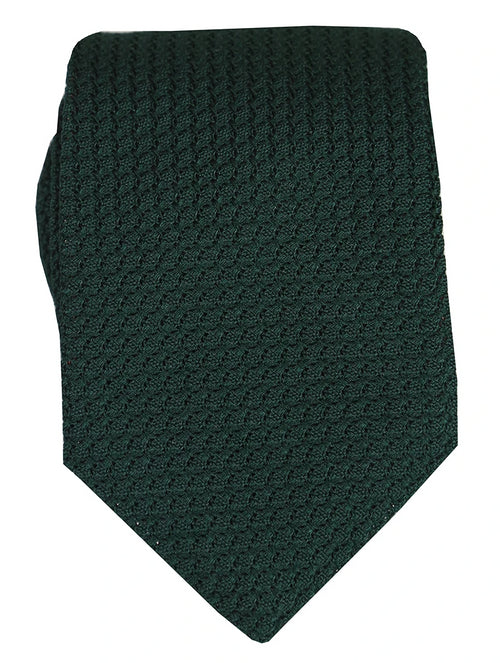 DÉCLIC Grenadine Weave Tie - Green