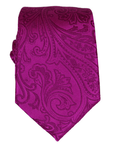 DÉCLIC Classic Paisley Tie - Red