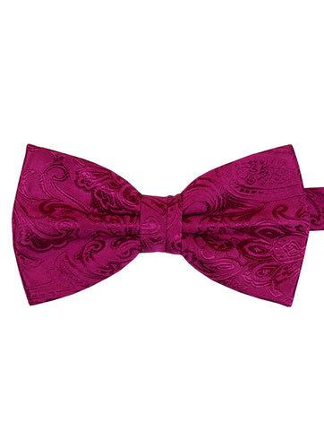 DÉCLIC Classic Paisley Bow Tie - Pink