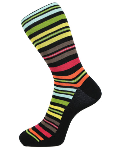 DÉCLIC Plain Diamond Socks - Black