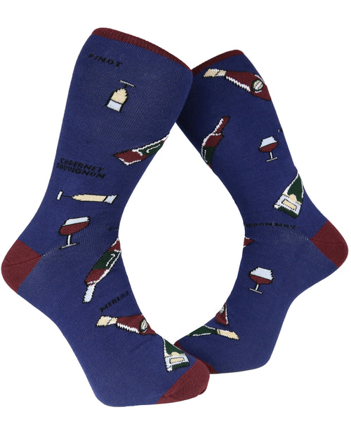 DÉCLIC Wine Socks - Blue