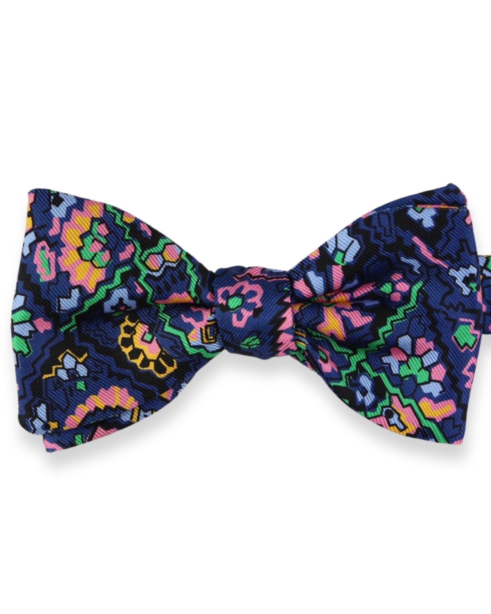 DÉCLIC Indi Pattern TYO (Pre-Tied) Bow Tie - Pink