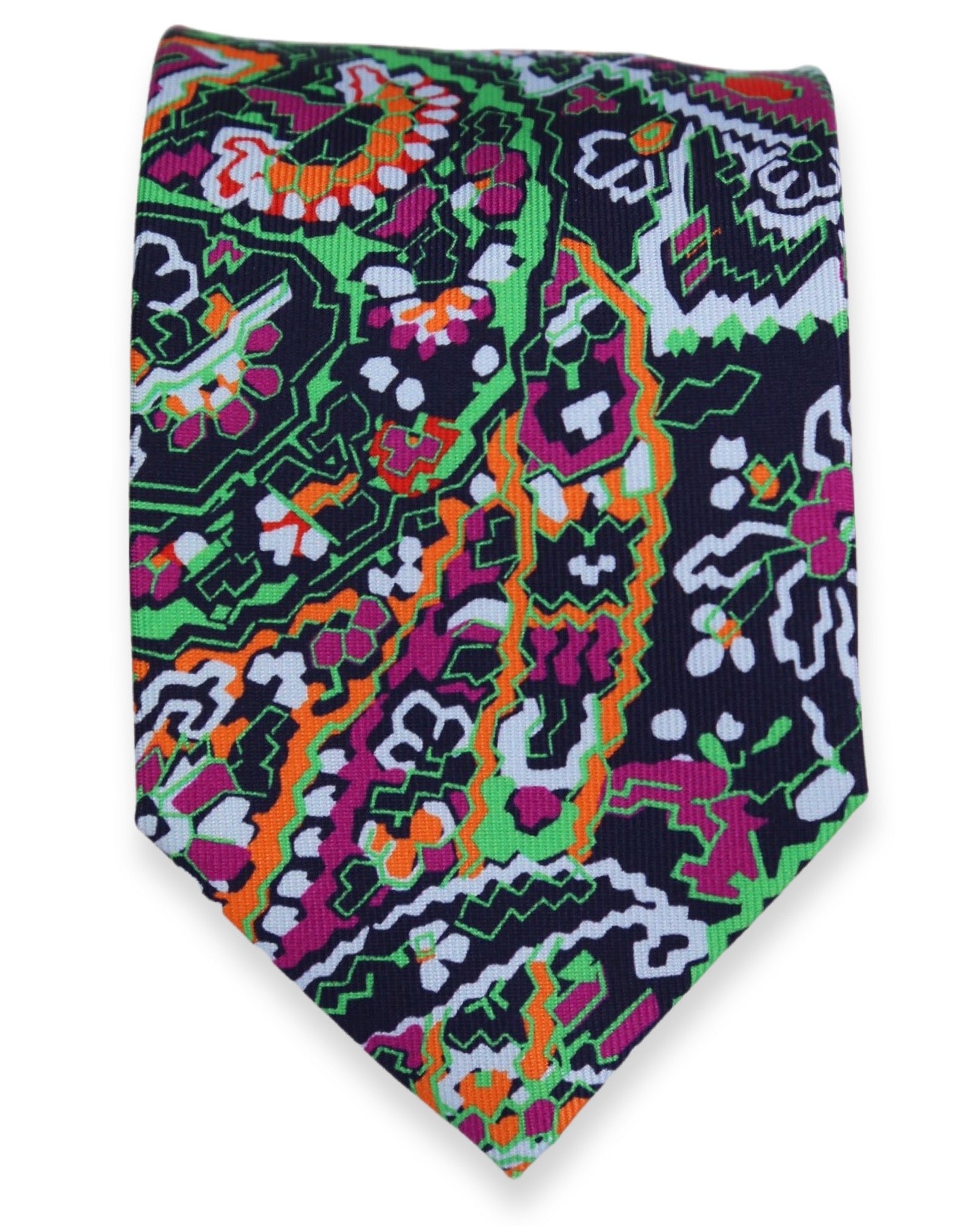 DÉCLIC Indi Pattern Tie - Blue