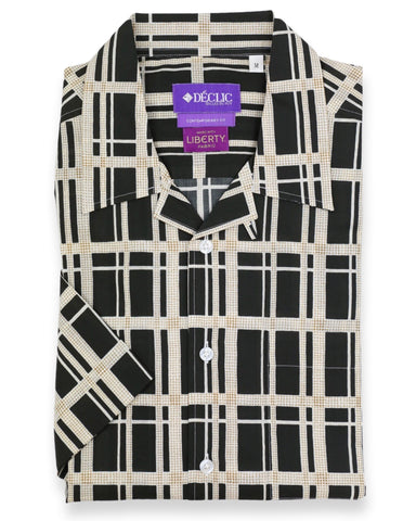 DÉCLIC Classic Paisley Tie - Black
