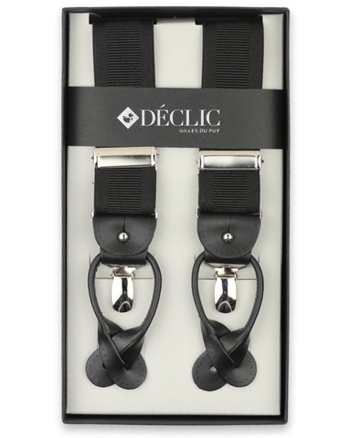 DÉCLIC Classic Paisley Tie - Black