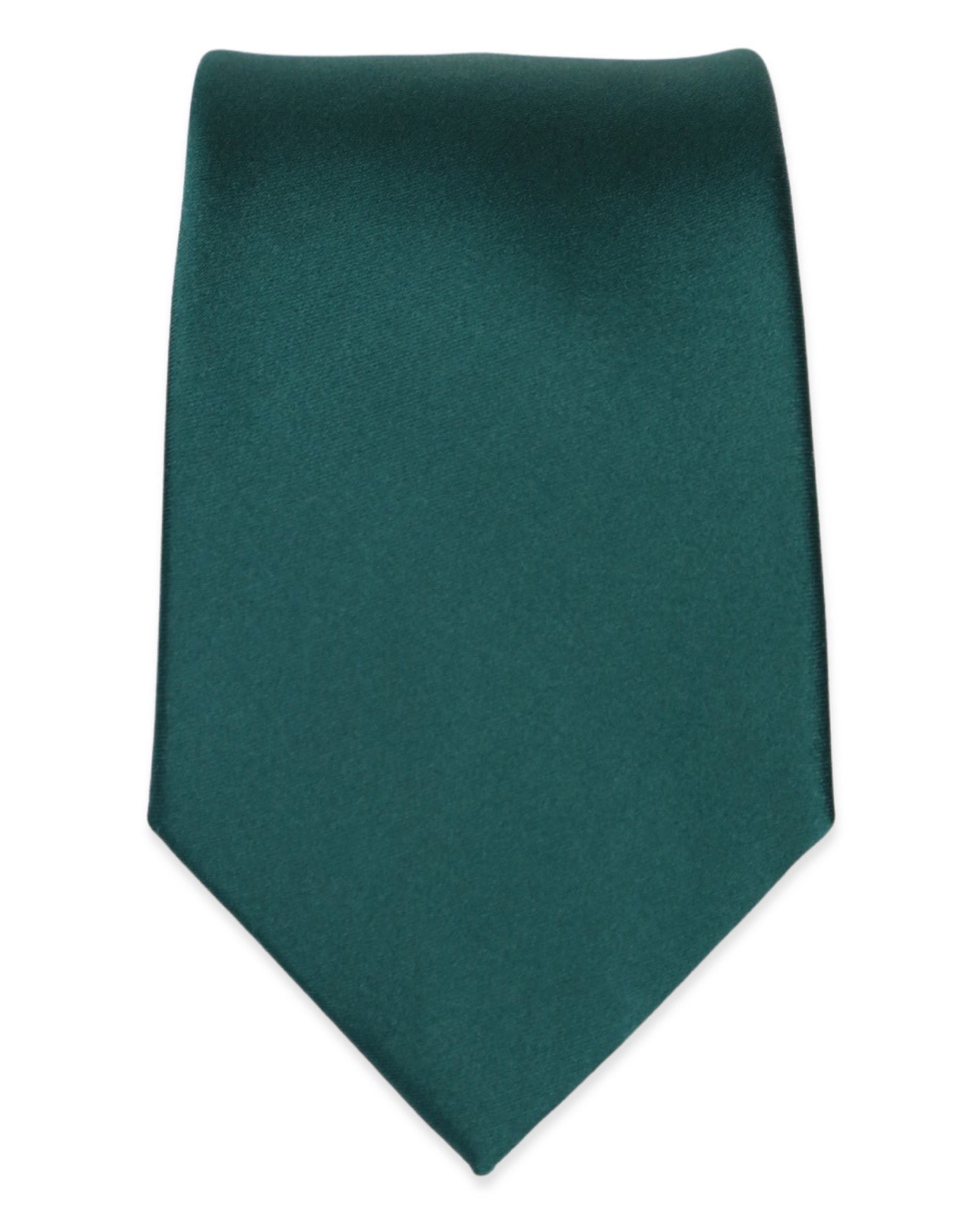 DÉCLIC Classic Plain Tie - Dark Green
