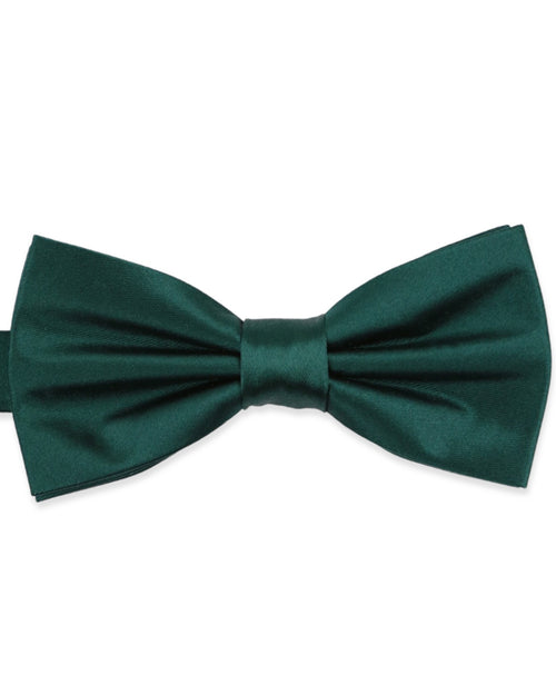 DÉCLIC Classic Plain Bow Tie - Dark Green