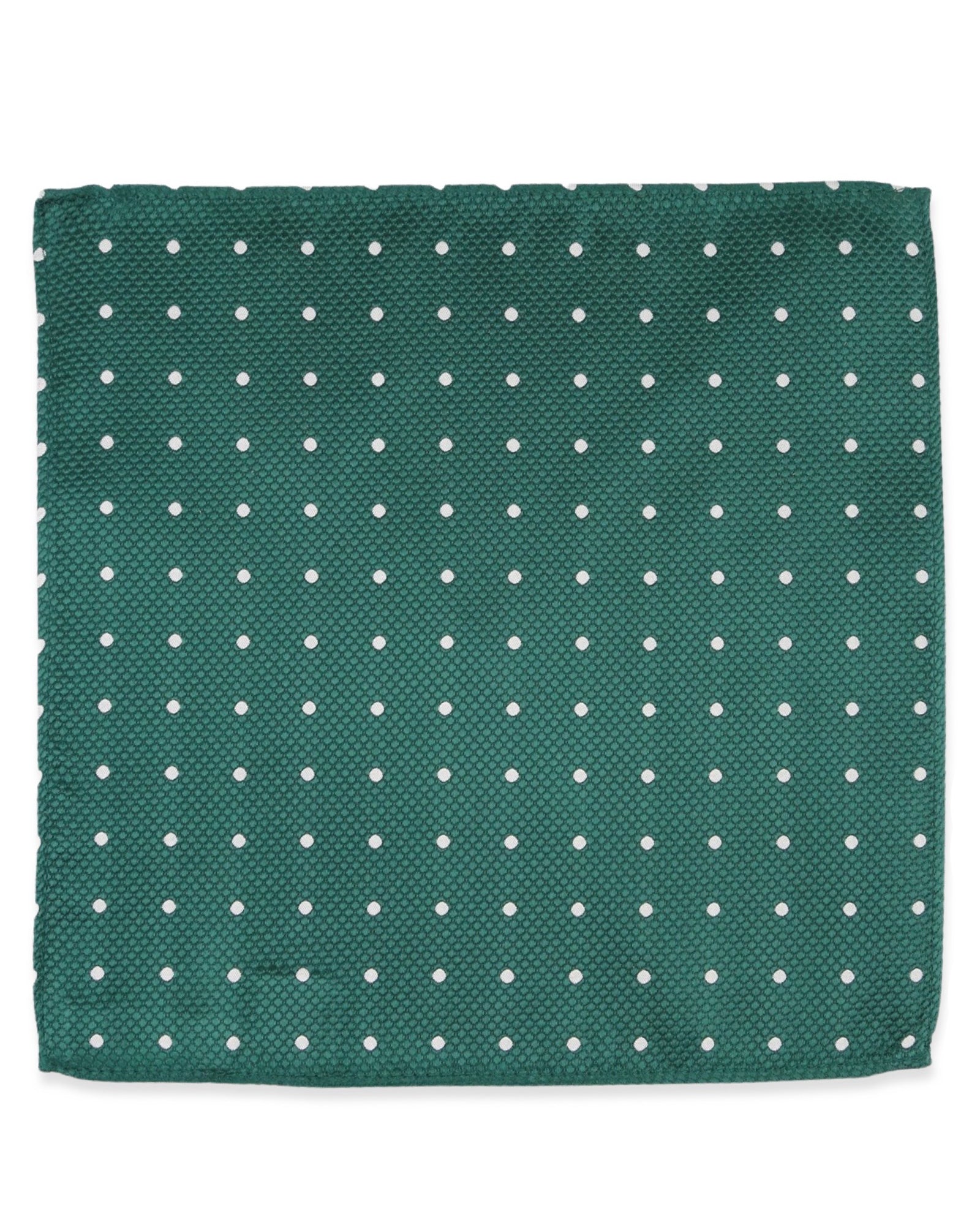 DÉCLIC Classic Spot Hanky - Dark Green