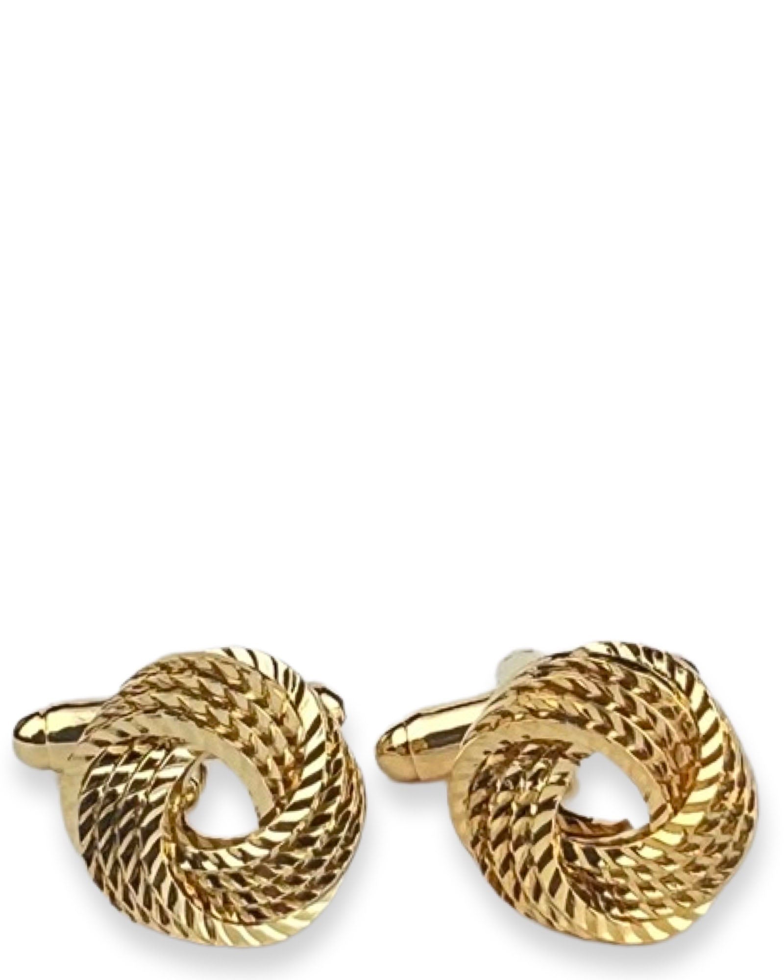 DÉCLIC Weavy Knot Cufflink - Gold